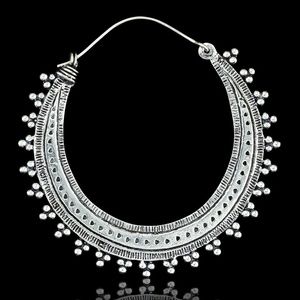 Silver Hoop Earrings